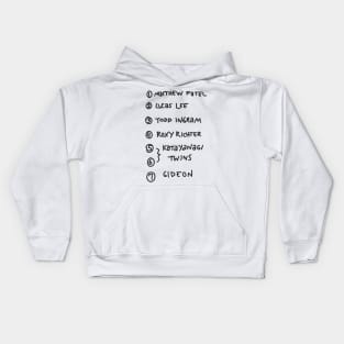 List of Evil Exes Kids Hoodie